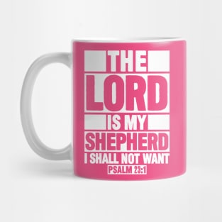 Psalm 23:1 The Lord Is My Shepherd Mug